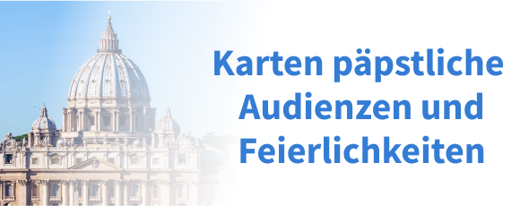 Karten p&auml;pstliche Audienzen und Feierlichkeiten